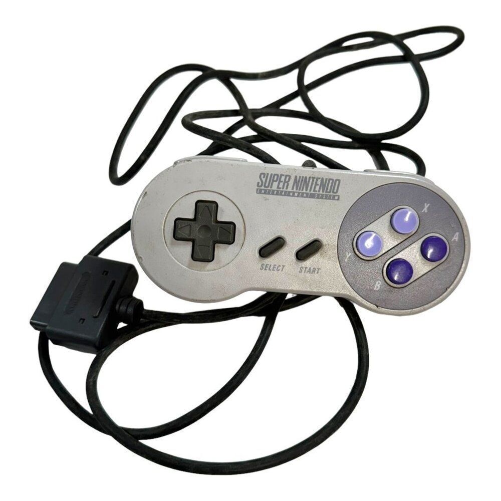 Vintage Nintendo Super NES Controller Model SNS-005 Original 1991 Replacement